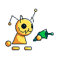 Alien Hominid pixel art - August 25th