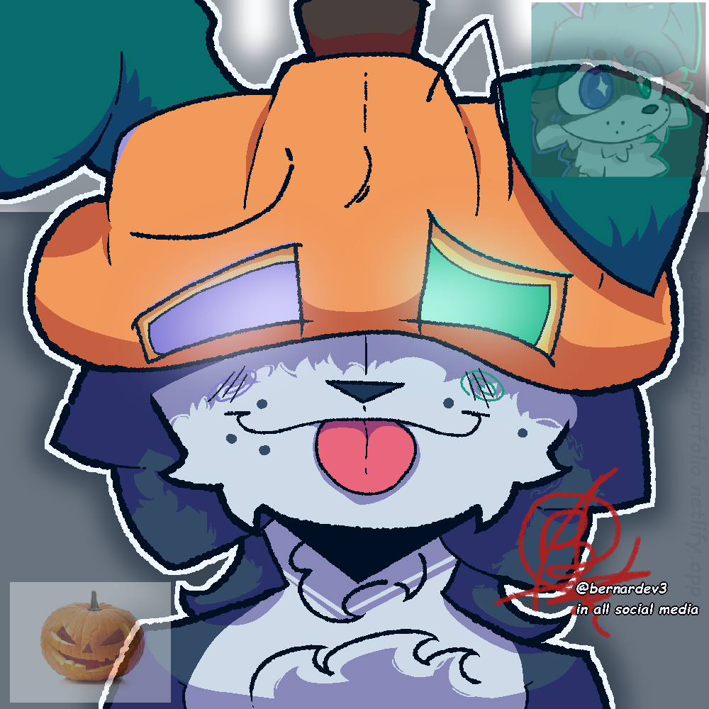 Halloween fanart i did for Frizk. - October 31st