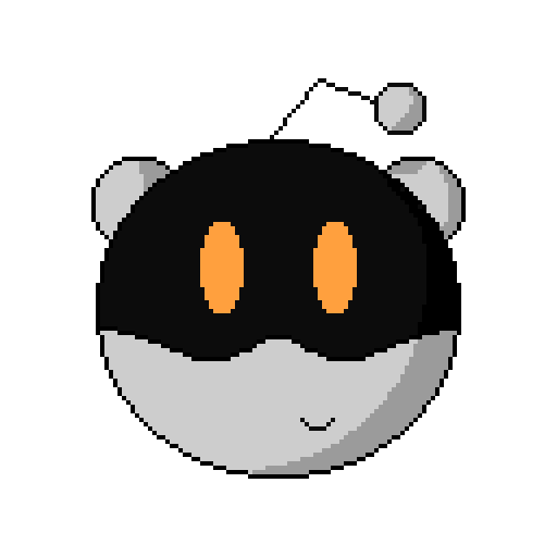 Reddit Snoo as a worker drone pixel art - December 15th