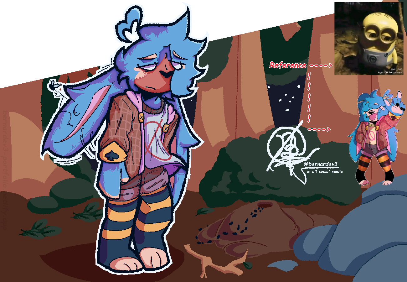 Drawing i made for a guy on Blueksy. - October 30th